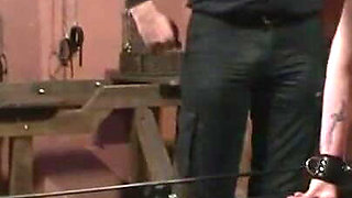 Humiliated dildo penetration threesome