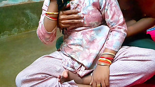 Desi Indian Village Bhabhi Show Boobs with Lover