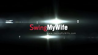 Huge New Dick For Happy Swinger Wife