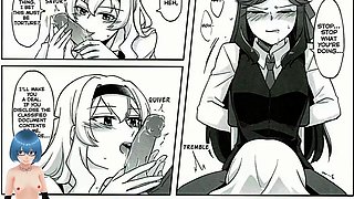 Futa anime action with Alichan Vtuber in a paradise match