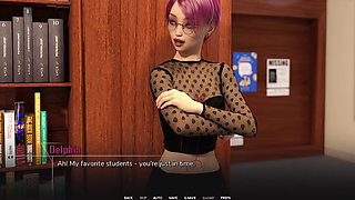 Taboo University - Big Titty Emo College Girl Gets Conforted by Busty Black Girl with Tattoos