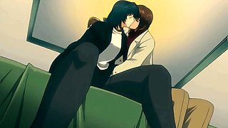 Nipple sucking, anal hentai, hairy pussy