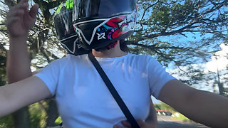 I Picked up a Didi Client Without a Bra and He Noticed My Big Tits