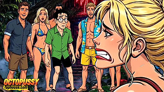 Jealous Wife Had Crazy Sex in the Jungle. Wife Publicly Sucks a Big Black Cock and Fucks
