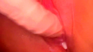 Solo fucking my gushing wet pussy