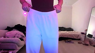 Webcam masturbation very hot blonde teen cum show on webcam