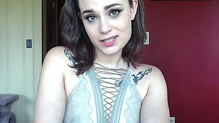 Cute teen anne solo anal masturbation