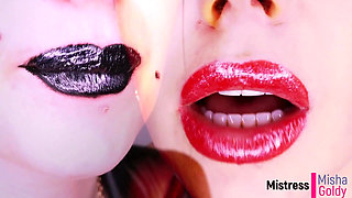 Black vs red seduction JOI
