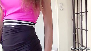 Skinny Hot Teen 18+ Akira May Seduce To Fuck At Street Casting - Jason Steel