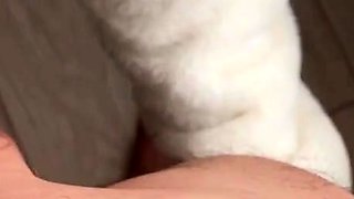 Blonde Babe Gives an Amazing Blowjob to a Big Cock