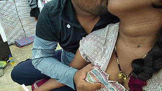 Indian desi stepsister and stepbrother slowly slowly kissing hot and sucking boobs.