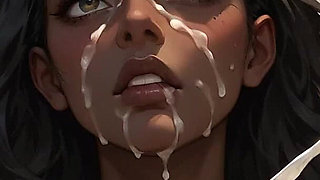 A Sizzling Scorching Dark-hued Honey Is Having a Insane Woods Sex with a Cum Splash. It's the Best Dark-hued XXX Porn!