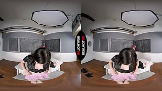 My Sexy Lingerie & Hot Schoolgirl Outfits Will Make You Cum Fast - RealHotVR