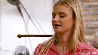 Busty masseuse tit fucking her customer