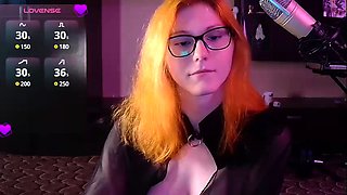 Busty amateur GF webcam solo