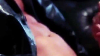 Threesome Action Enjoying a Fiery Woman in Naughty Leather