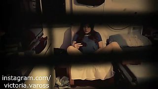 Caught and filmed at the window - Victoria Vaross