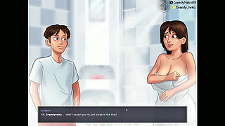 Hard Fuck with Step Mom in the Shower (Dubbed)