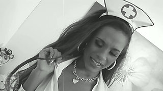 Classic Lucky Guy Got a Sex Treatment From a Horny Ebony Nurse