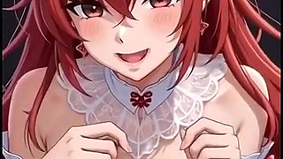 174. Cute Topless Nurse Doing Sexy Pose, Ai Animation