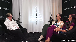 Pornstars Podcast After Lesbian Hookup! Vanna Bardot & Melissa Stratton the Adult Time Podcast