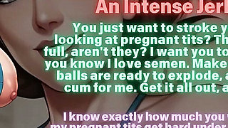 Ai Step-mommy Femdom Audio Song: a Pregnant Belly & Breasts JOI Session to Make You Stroke Your Cock Until Your Fat Balls Expl