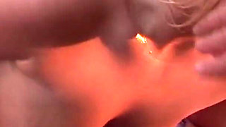 Busty oiled babe fucked outdoor from her hard fucker