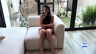 Step Sister Put On My Girlfriend's Lingerie And I Had Fuck