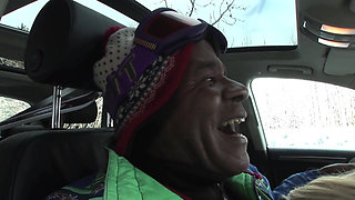 Blonde moans in pleasure as her pussy gets drilled by a monster black cock