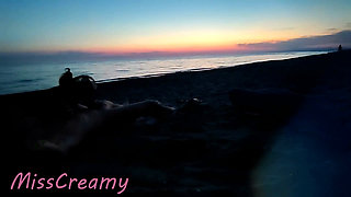 Dick Flash French Teacher MILF Risky Beach Blowjob Maspalomas Nude Beach Cumshot People