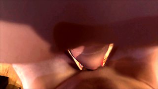 Amateur girlfriend handjob and blowjob with facial