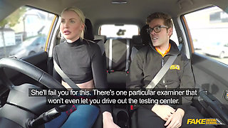 Fake Driving School - Naughty Student Driver Lexi Lou Deepthroats Instructor Ryan, Gets Fucks Hard Until She Squirts & Cums