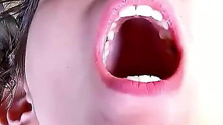 Candid skinny teen Prisca gets fucked by step dad on the beach