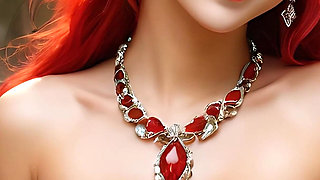 Cartoon Style Artistic Nude Adult Woman Eating Sloe - Ai Slideshow