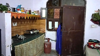 My milkman ask for the bill payment, Indian village bhabhi paying milk bill by hardfuck in kitchen with HINDI AUDIO.