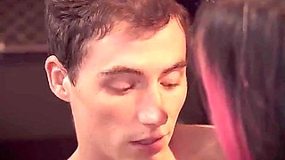 Roped Sub Takes Hard Deepthroat From Lusty Dominatrix With Selene Haze