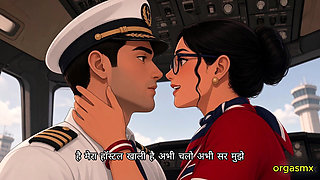 Desi Bhabhi Hostess Gave Everything to Pilot in Hostel - New Web Series MILF Hentai