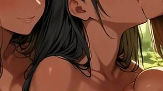 191. Lesbians Kiss Girls and Boys, Ai Animation