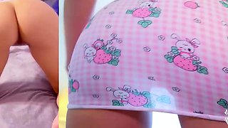 Hot Step Sister Teasing and Masturbating - Split Screen