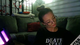 Curly Blonde Teen Records Solo Dildo Masturbation More at