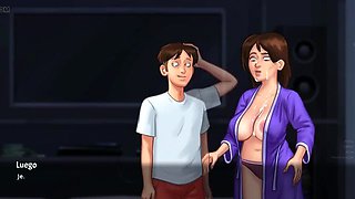 Hot Stepmom Couch Adventures Every Night - Summertime Saga Hentai