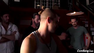 Beautiful Ebony Ss Blowing Twelve Horny Dudes With Mark Zane, Kandie Monaee And Nathan Bronson