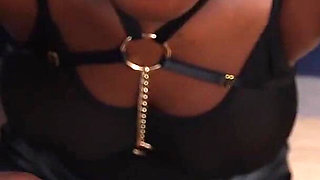 Monster BBC Facefucks Me and Stretches My Wet Ebony Pussy