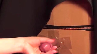 Female Slave Training - Day 22/28 - Milking and Tormenting a Male Slave with Post Orgasm Torment CBT