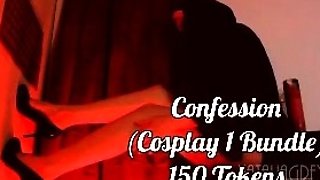 Big Boobed Blonde Masturbates With A Dildo In The Bathroom