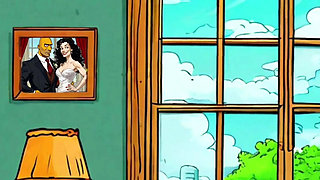 Slutty American MILF 3: All the Married Sluts Do It While the Husbands Are at Work Cartoon Animation