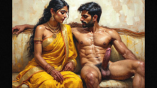 Kiran fucking his ex lover and her new girlfriend threesome lucky boy