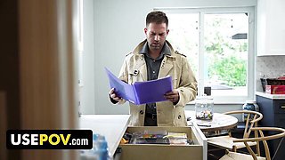 Filthy boss uses his milf assistant
