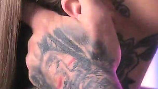 Tattooed Alt Babe Vanessa Vega Seduces Her Guy and Fucks Until He Cums on Her Shaved Pussy