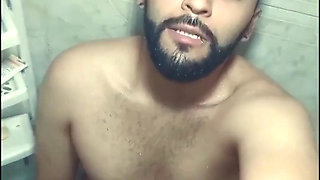 Jerking off in the shower